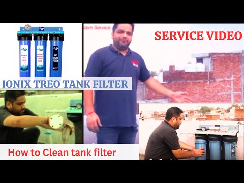 Ionix Treo tank filter service video | Water Softener Installation | water softner for home /Service - video from Ionix Filters