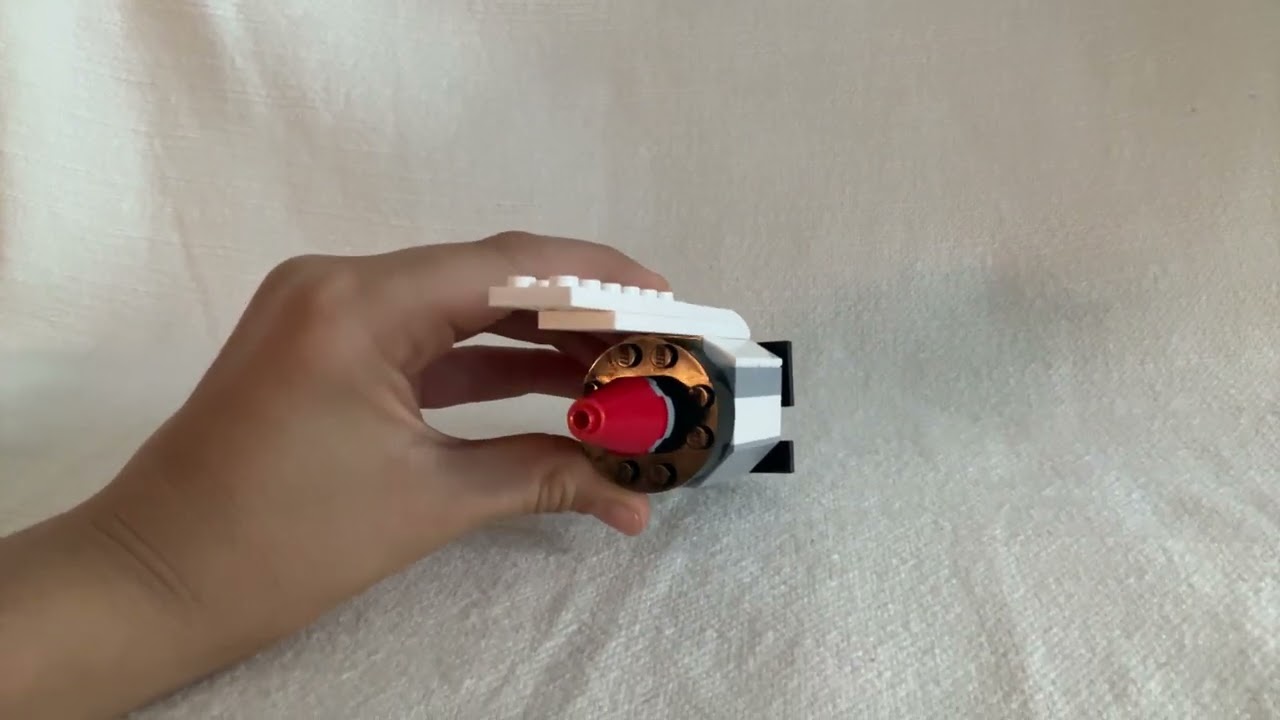 Realistic Lego jet engine VIEW