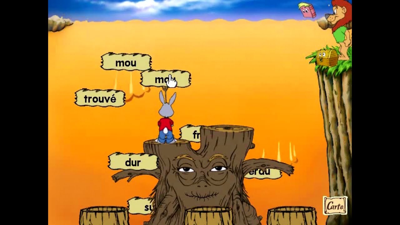 Lapin Malin CE1 (Reader Rabbit) - L'Arbre Magique: Antonymes, Synonymes, Mots composés #7