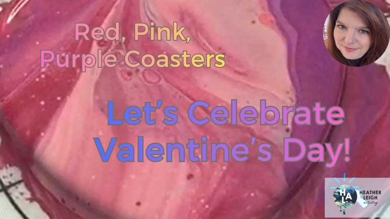 Подставки под кружки в форме сердечек ко Дню святого Валентина — делаем подставки красного, розов...