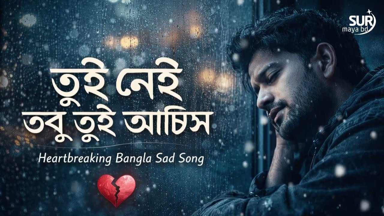 💔 তুই নেই, তবু তুই আছিস | Heart Touching Bangla Sad Song | Lofi Rain Version 2026
