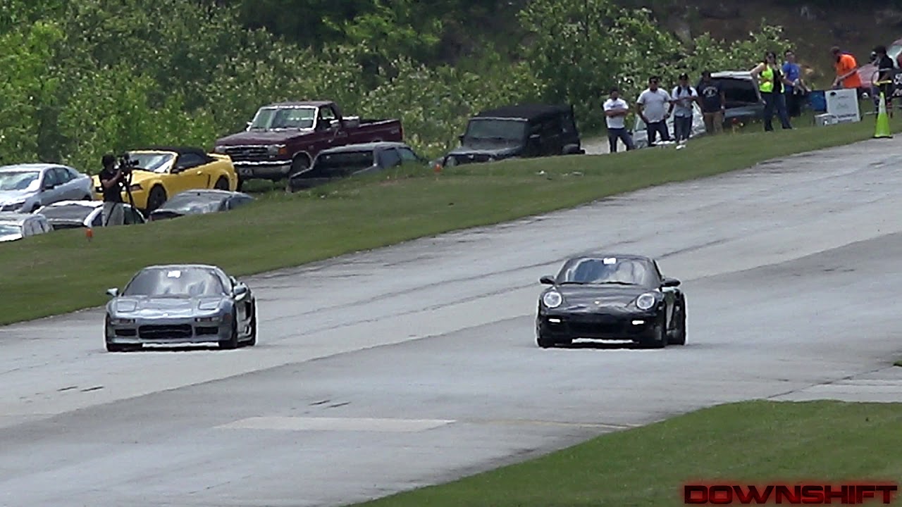 600whp LoveFab Turbo NSX vs 600whp Porsche 997