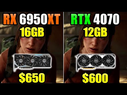 RX 6950 XT vs RTX 4070 - 1440p and 2160p Gaming Benchmarks