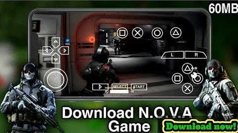 How To Download N.O.V.A Game in 80MB Nova Legacy Game in PPSSPP