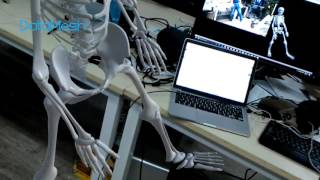 HoloLens+Kinect: My Skeleton is Dancing with me!