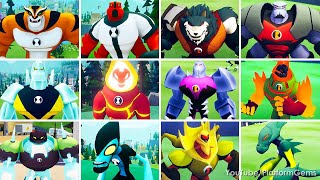 Ben 10 Power Trip - All Alien Transformations (Ben 10 & Kevin 11) No commentary