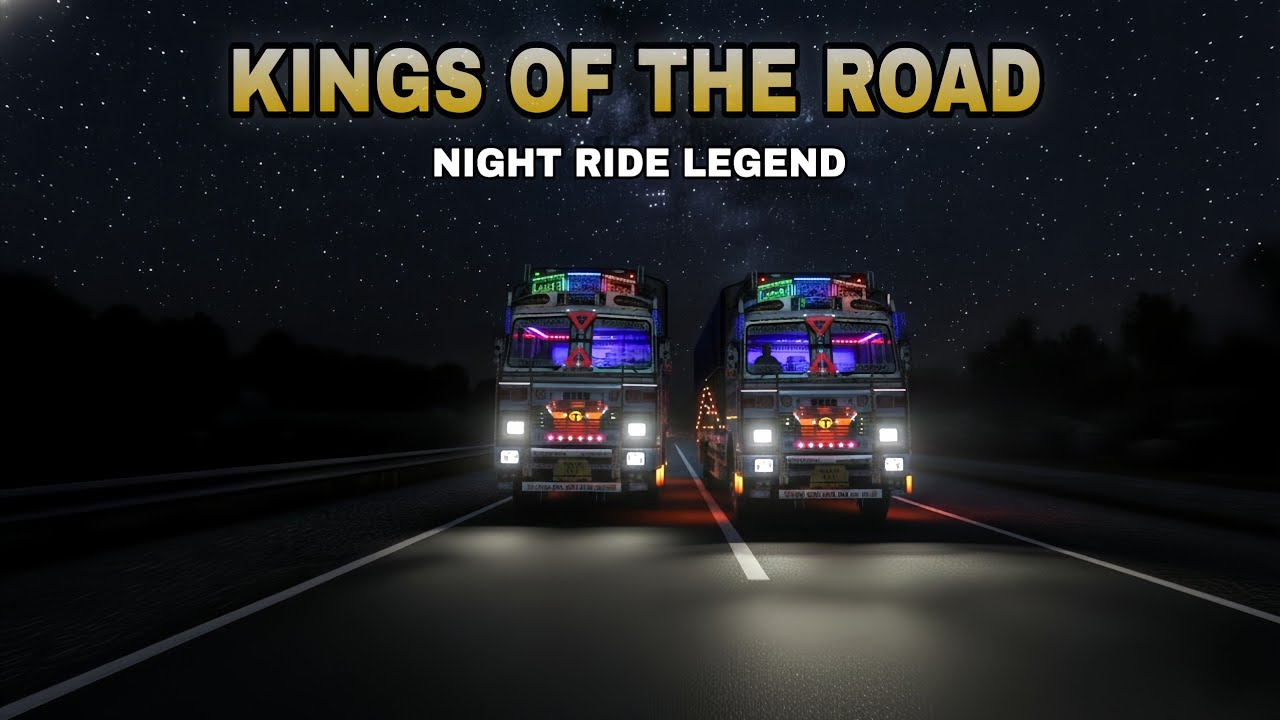 Kings of the Road: Night Overtaking Challenge! 🚛💨 | The Hardik Gaming 
