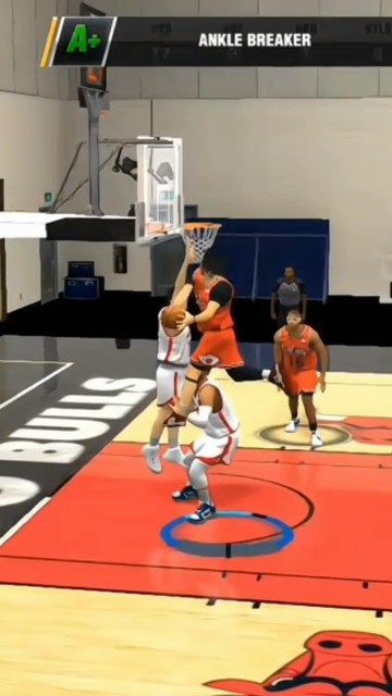 He Dunked On Two Humans😲Insane Poster...nba 2k20 mobile #nba #dunks #shorts