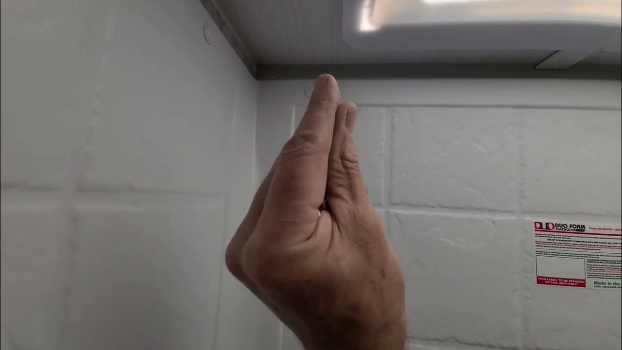 Removing RV Shower Surround Rivets YouTube