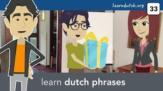 Fixed verbpreposition combinations in Dutch | Marieke's birthday