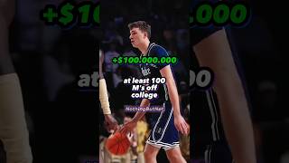 Cooper Flagg makes  $100.000.000 with NIL in COLLEGE?! 😵💵 🏀#shorts #nba
