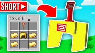 Minecraft Magic Helmet Does This.. #Shorts