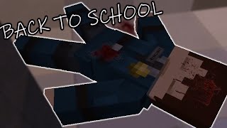 WHERE DID HE COME FROM!? | Back to school Minecraft horror map