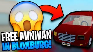 How to Get FREE MINIVAN in BLOXBURG 2020 GLITCH | NEW Baby UPDATE (Roblox)