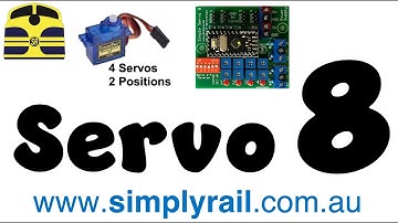 Servo 8 controller by SimplyRail for Model Railway