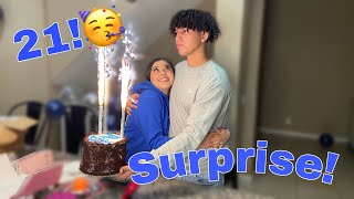 SURPRISING MY BOYFRIEND FOR HIS BIRTHDAY *EMOTIONAL*