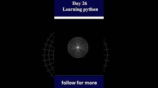 Create a Spider Web Using Python Turtle 🕷️ | Amazing Turtle Graphics | Day 26