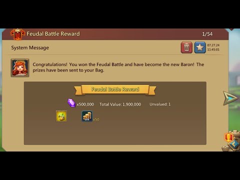 I Won Baron Again - Battle Reports - Lords Mobile - YouTube