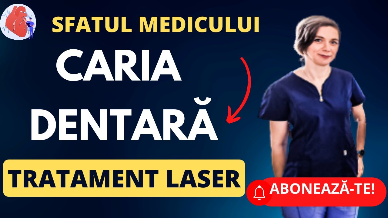 Caria dentara tratată cu laser. Care sunt avantajele?