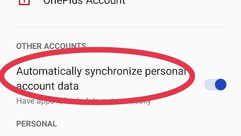 mobile setting OnePlus 10R 150W, OnePlus 10R 150W Automatically synchronize personal Account Data se