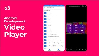 63.Video More Features Layout Designing | Android Development Kotlin in Hindi screenshot 2