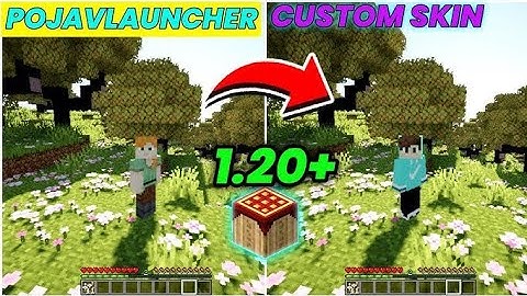 How to skin add in pojavlauncher 1.20 #minecraft #pojavalauncher
