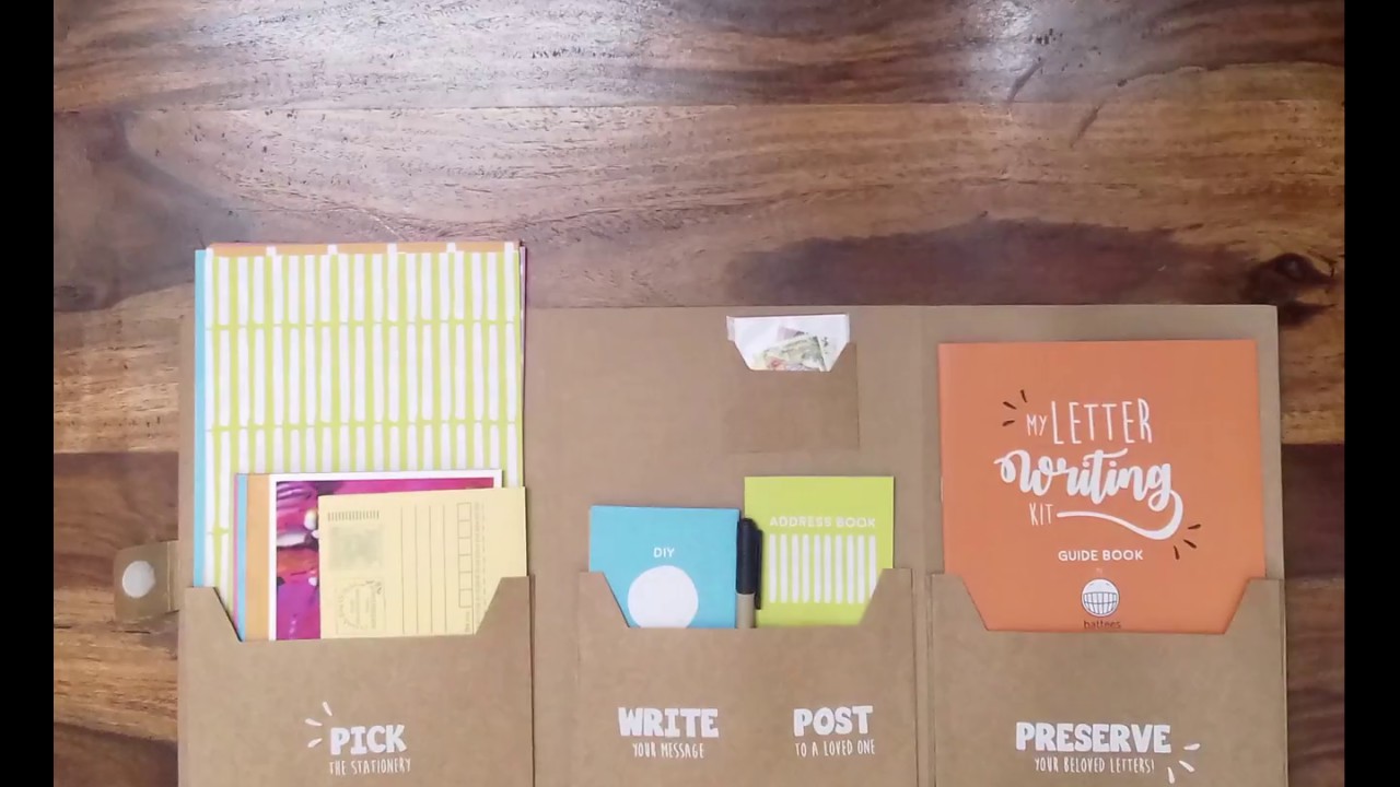 My Letter Writing Kit YouTube