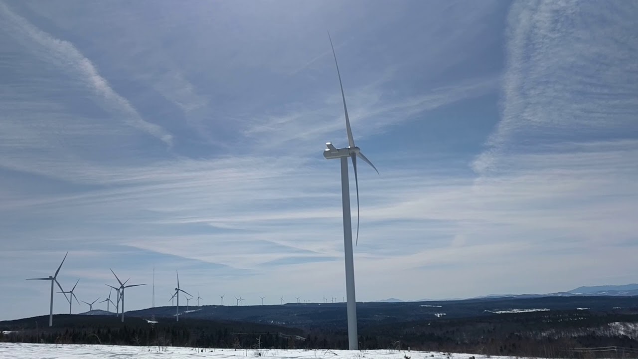 Bingham Wind Farm Maine Snowmobiling Destination Northern Outdoors