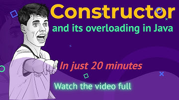 Constructor and its overloading in Java | With Notes and Practical Programs | Eclipse screen sharing