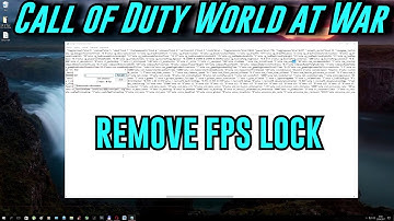 Call of Duty World at War: Remove FPS LOCK / Unlock FPS / Uncap / FPS FIX