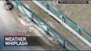 Weather whiplash Gruesome storm system reactivating