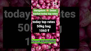Bangalore yashvanthpura onion 🧅 market today rate pattti update/18/06/2026