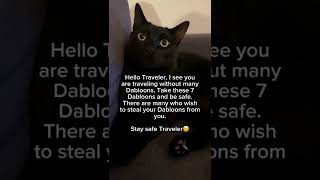 Omen the Void grants you his blessing🖤 #dabloon #dabloons #dabloonscat #cat #blackcat #kitten