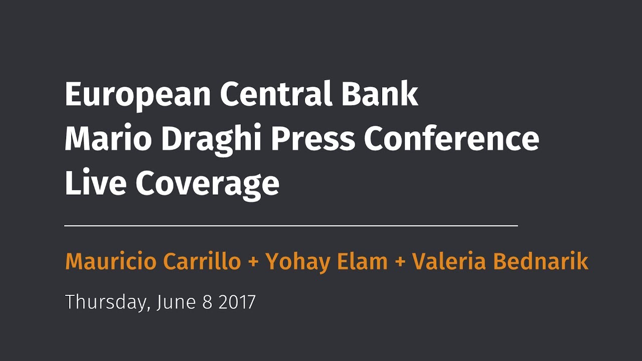 Is Europe doing well? ECB rate decision and live coverage of Mario Draghi speech
