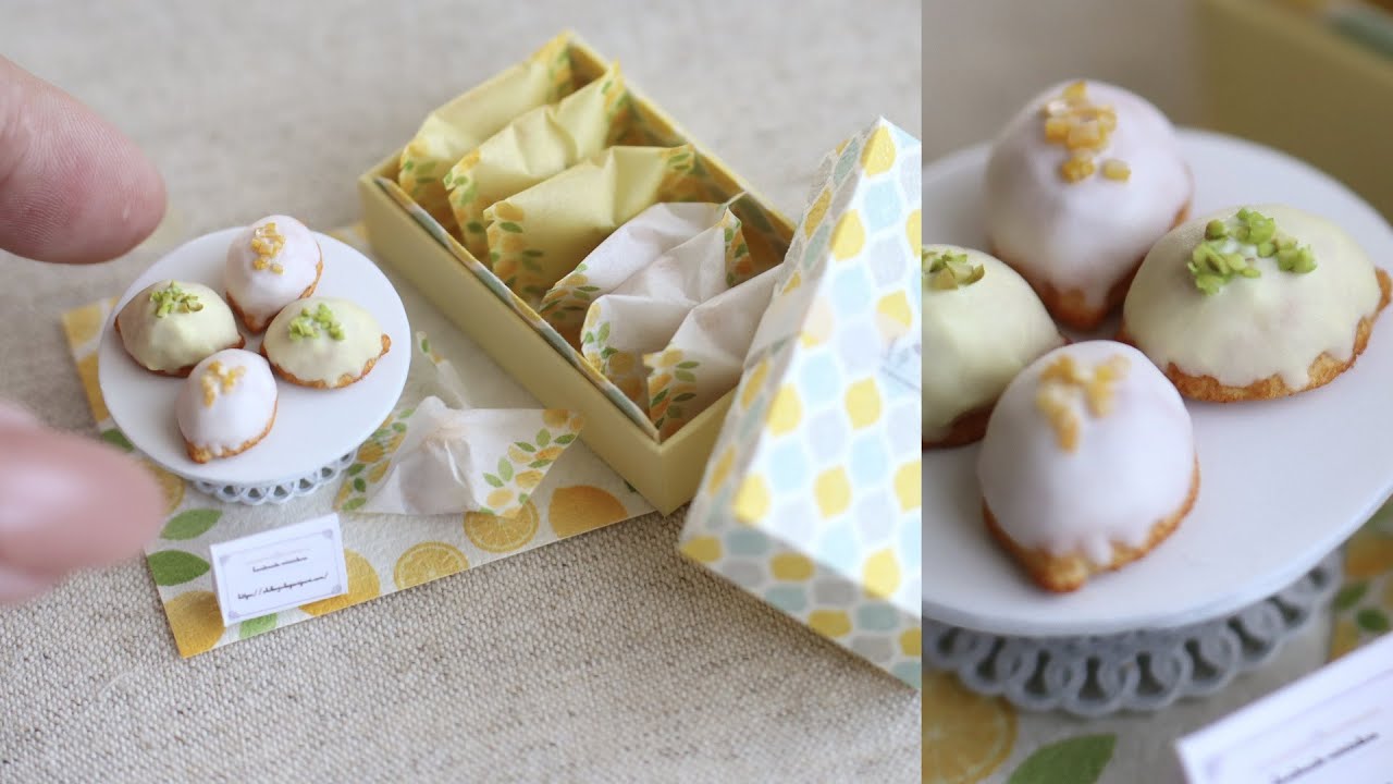 ミニチュア レモンケーキ - shibazukeparipariのミニチュア 食品サンプル