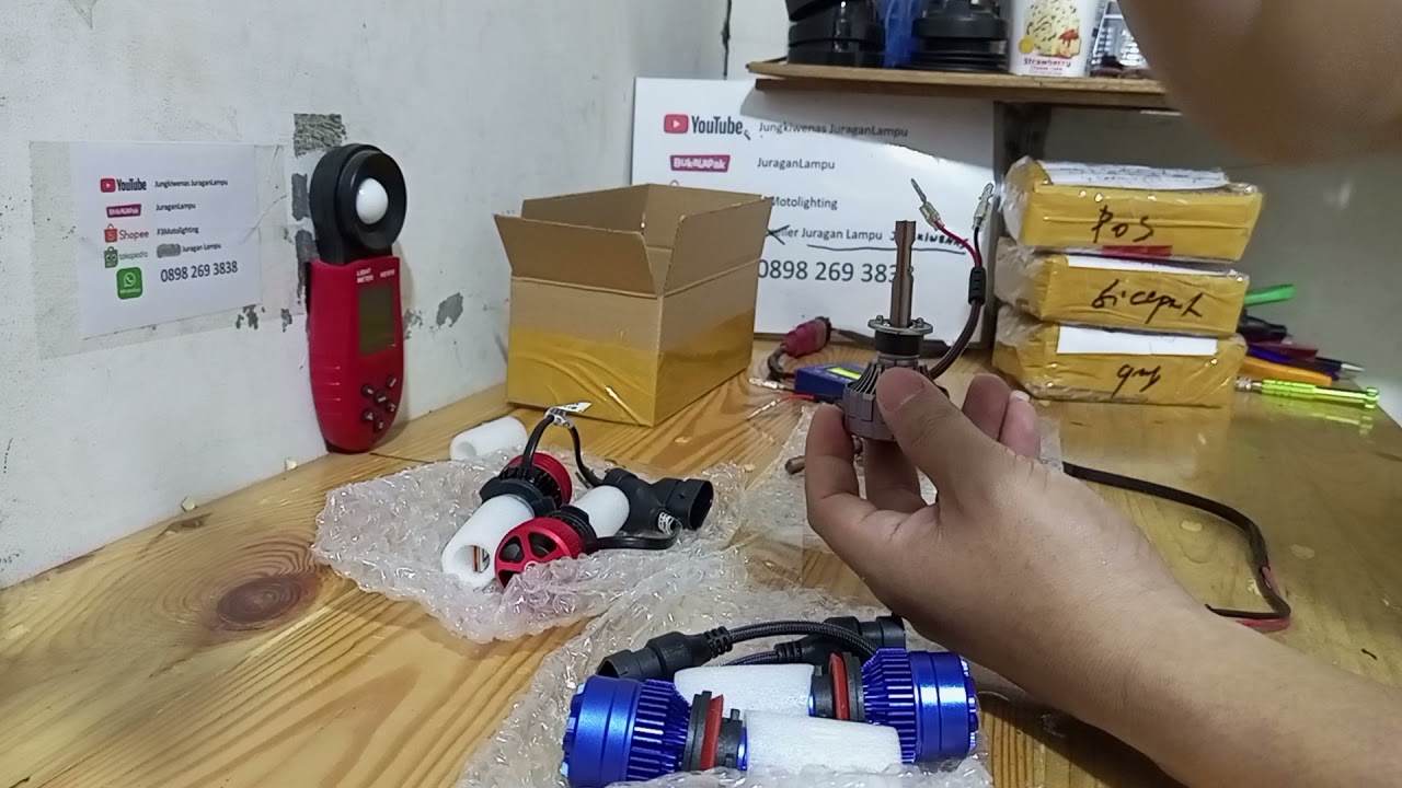 sepaket led untuk honda crv gen3 low beam highbeam dan foglamp