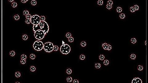 Asteroids game: asteroid splitting test