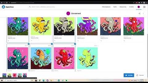 How to unhide your nft on opensea and list for sell