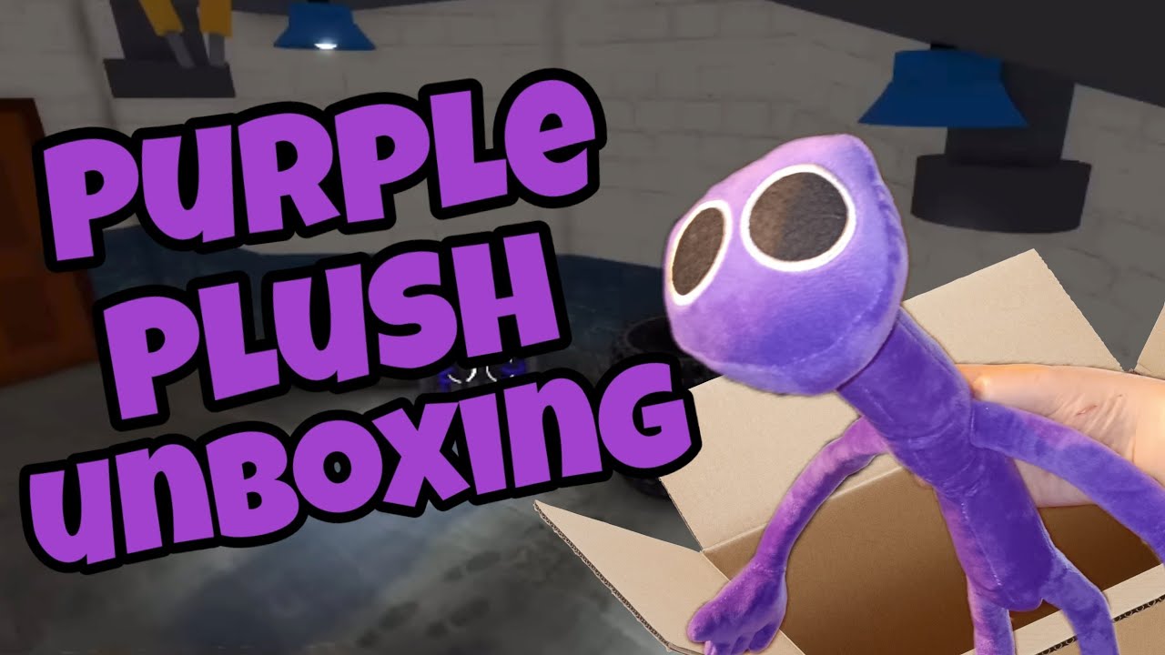 Rainbow Freinds Purple Plush Unboxing! ( Ft. 
