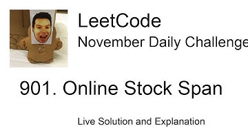 Daily Leetcode #953: Nov 09, 2022 - 901. Online Stock Span