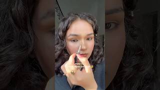 How to contour button nose tutorial 👃🪄#shorts #makeupshorts