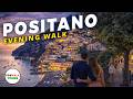 Positano Italy Evening Walk 🇮🇹 | Amalfi Coast at Night (4K HDR) thumbnail