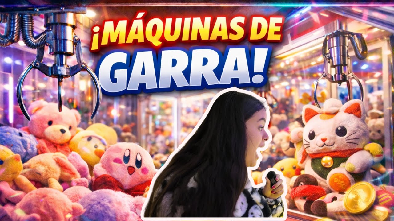 Entré a una tienda de máquinas de PELUCHES estilo Japón en CIUDAD JUÁREZ 🇯🇵🧸 y esto pasó…