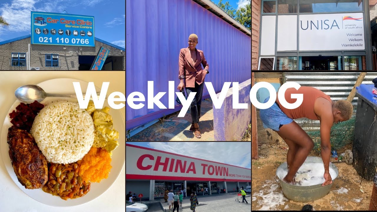 Weekly Vlog | Church Day| Brand Shoot | Car Service | UNISA (University of South Africa) | Groceries
