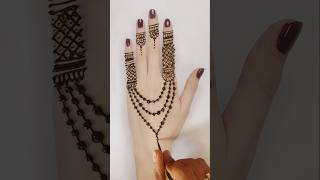 Modern Jewellery Mehndi Design 💖 Trending Henna Design | #mehndi #henna #mehandi #shorts #trending