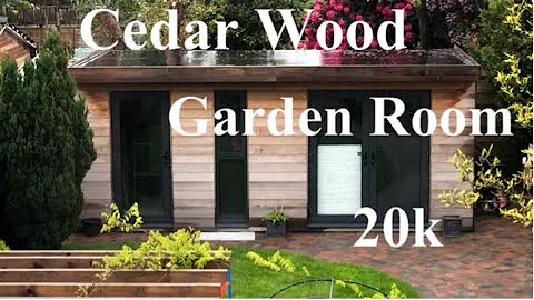 Cedar Wood Garden Room Home Pub or Man Cave 20k Job 😱😂