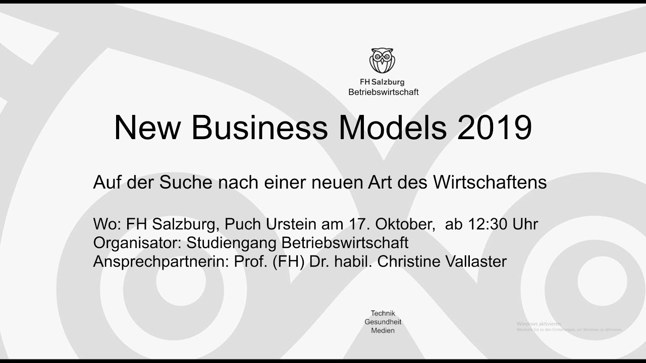 New Business Models 2019 - YouTube