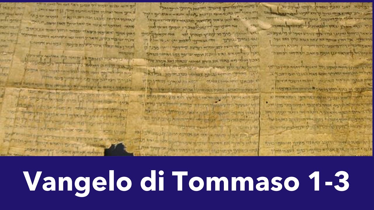 Vangelo di Tommaso 1-3 - YouTube