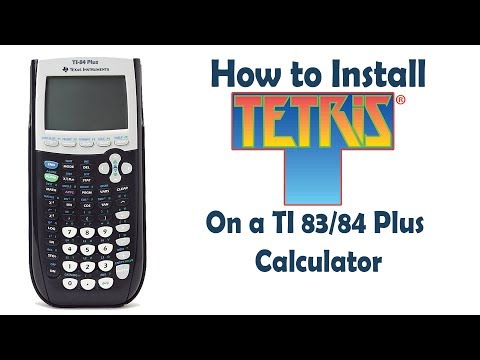 How to Install Tetris on a TI 83/84 Plus Calculator