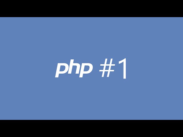 PHP. Урок 1. Операторы